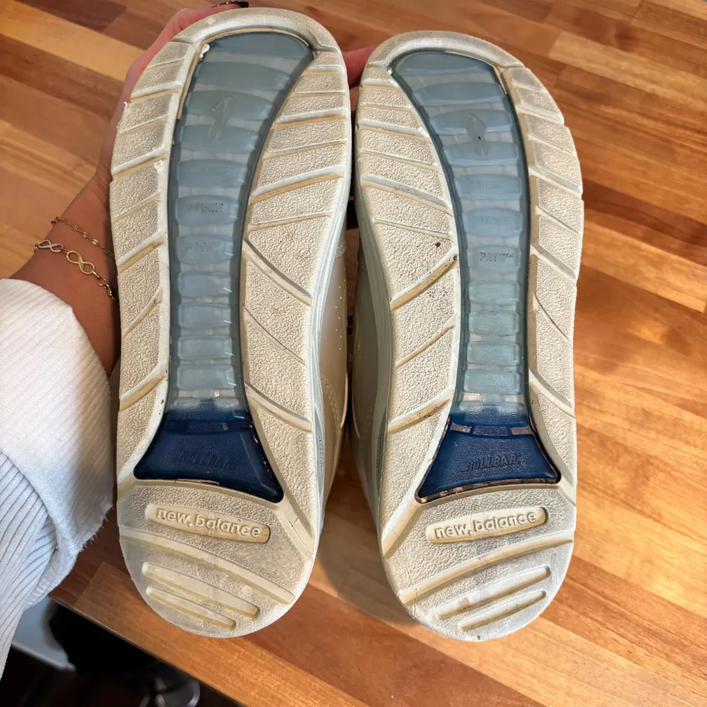 New Balance 811 Rollbar Women's Beige Leather Sneaker Size 8.5 Made in USA - Image 9