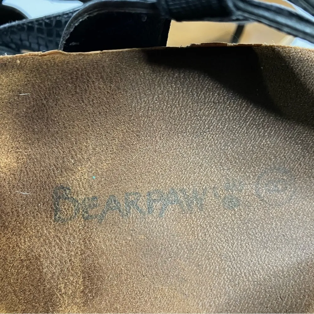 Bearpaw sandals black‎ size 8 - Image 7