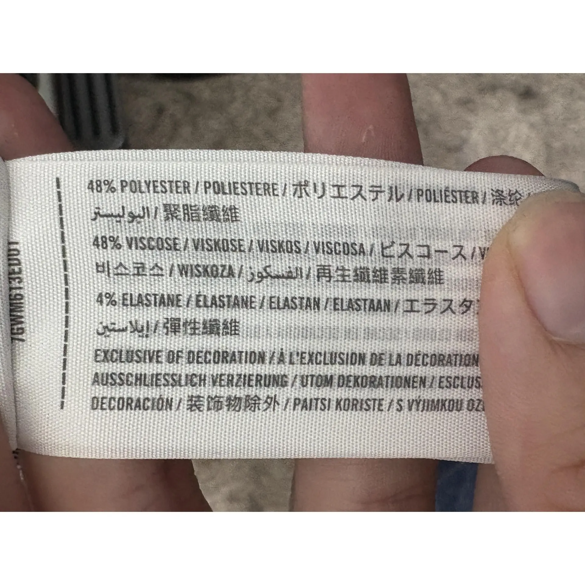 Abercrombie & Fitch Gray Scoop Neck Pockets Long Sleeve Mini Dress Womens Size M - Image 4