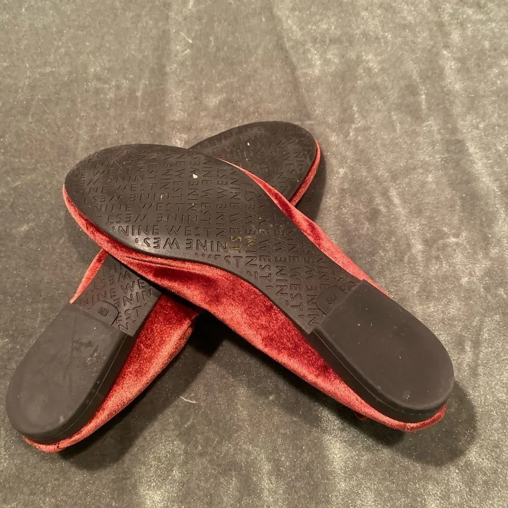 #328 NINE WEST The Velvet Ballet Flat - Image 7