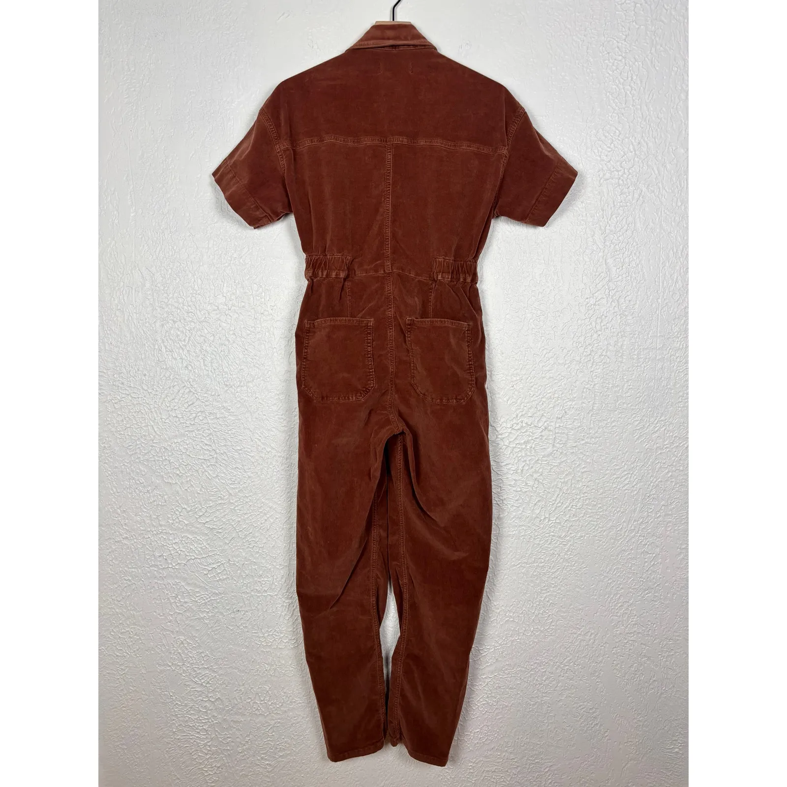 Free People Marci Cord One Piece Jumpsuit in Gingerbread Brown Size XS - Image 4
