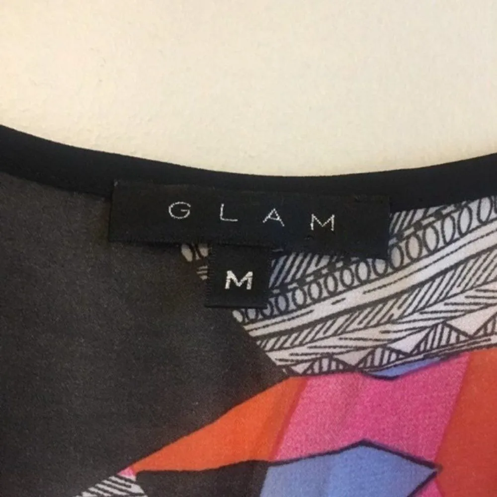 Glam colorful medium see through dress/tunic - Image 2