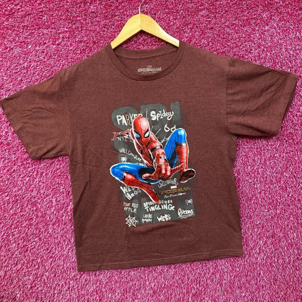 Marvel Spider-Man Far From Home Graphic Design T-Shirt XL - Image 3