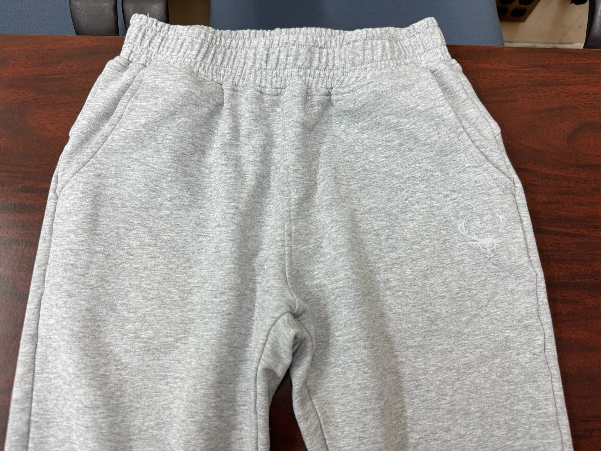 Bucked Up Grey Athletic Jogger with Pockets Size Small Gray - Image 2