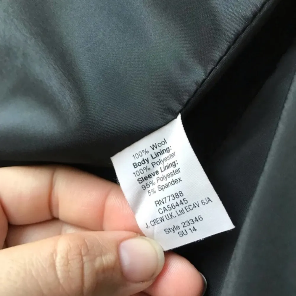 J.Crew  1035 Black Blazer Super 120S - Image 65