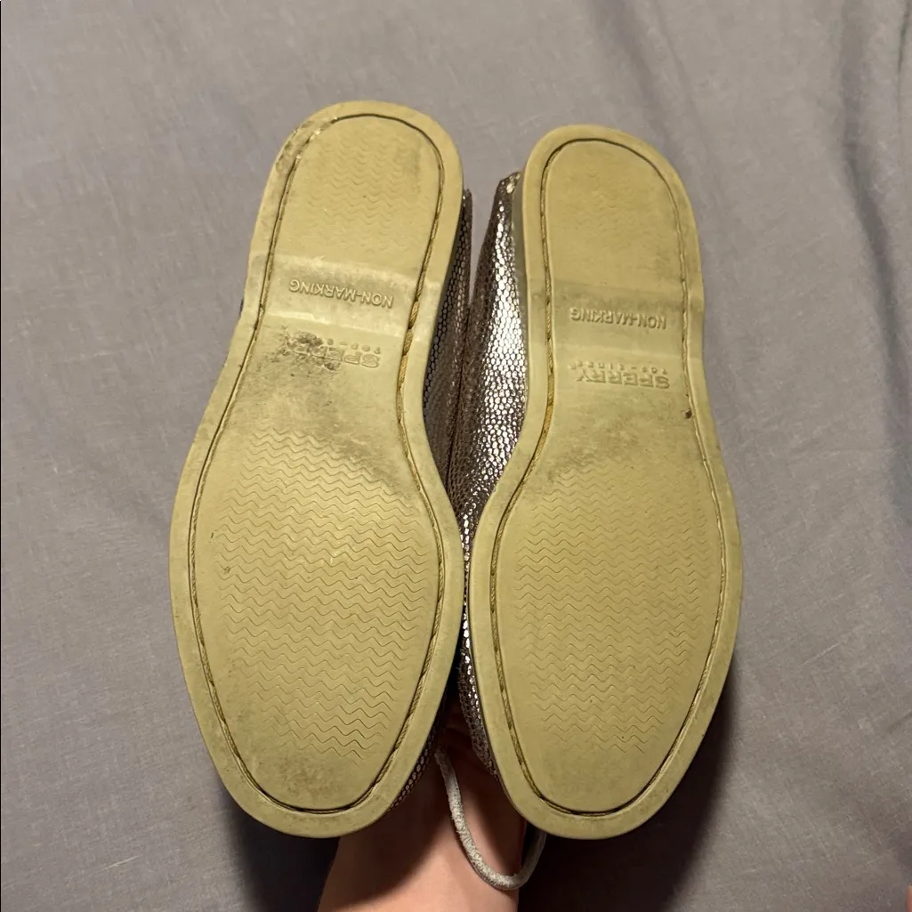 Sperry Metallic Brown Boat Shoes - Image 4