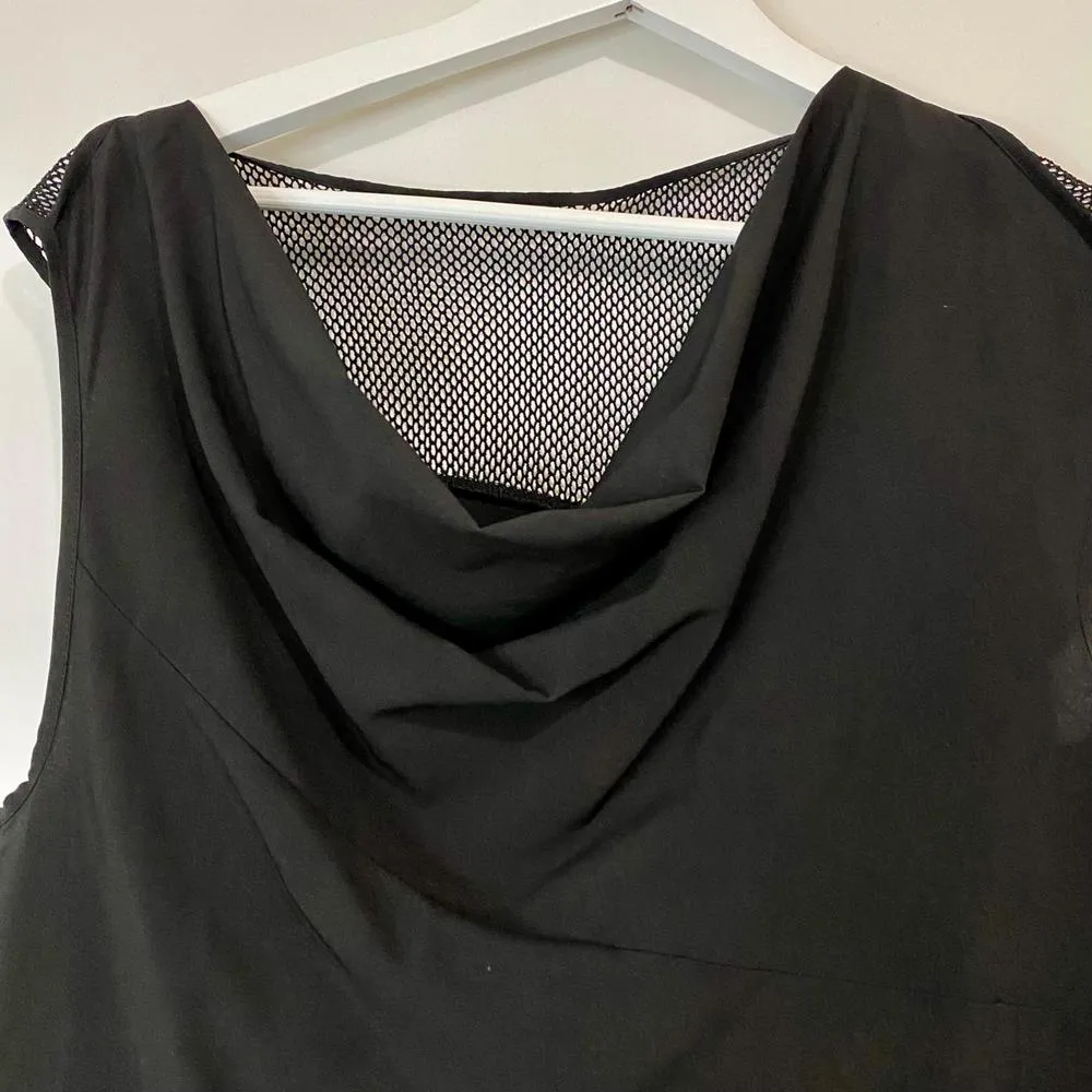 Cynthia Rowley Women’s Blouse Asymmetrical Top Black Size Small EUC - Image 2