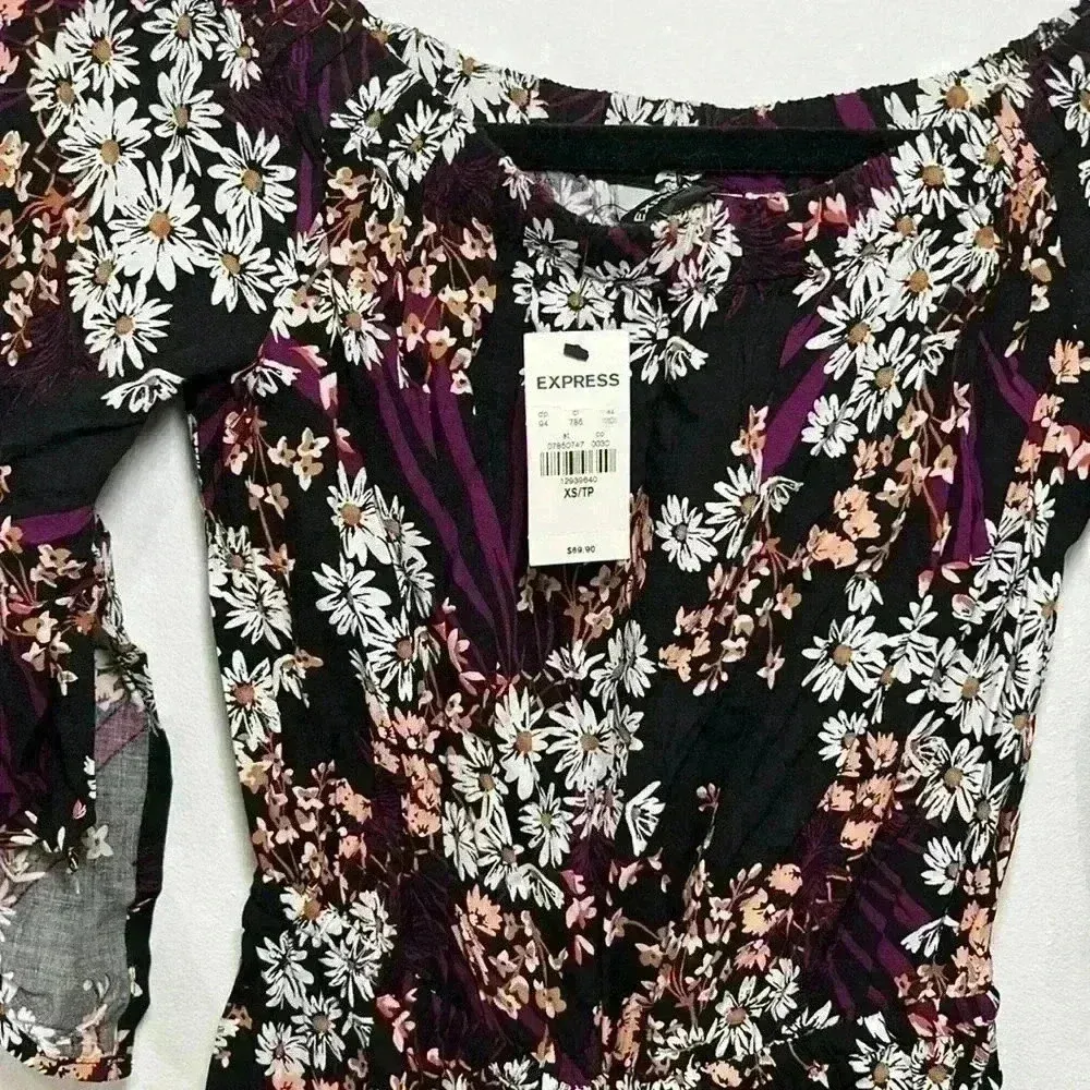 NWT Express Floral Romper - Image 3