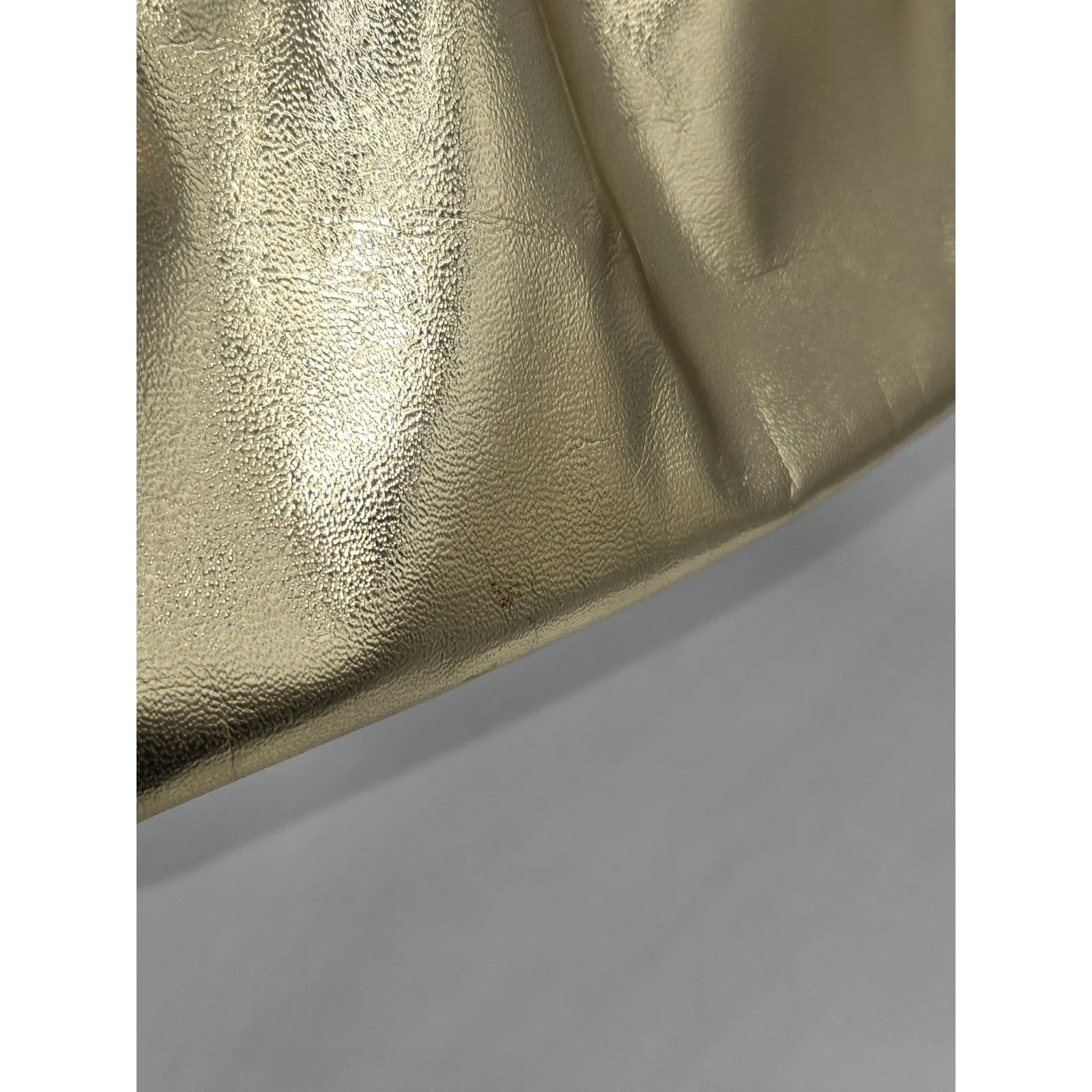 Vintage Gold Metallic Clutch Evening Bag Frame Closure Retro Handbag - Image 6