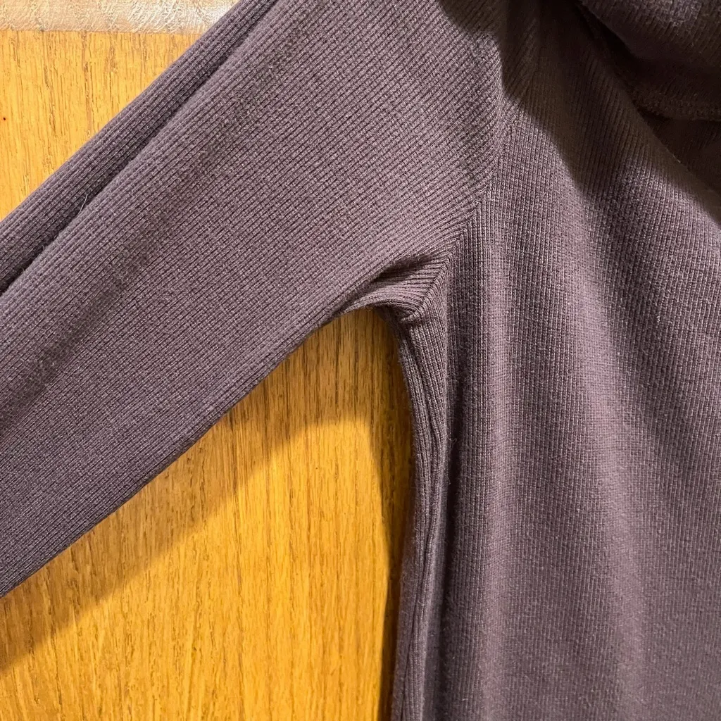 Universal Thread Ribbed Chocolate Brown Sweater Dress - Size Small - Image 6