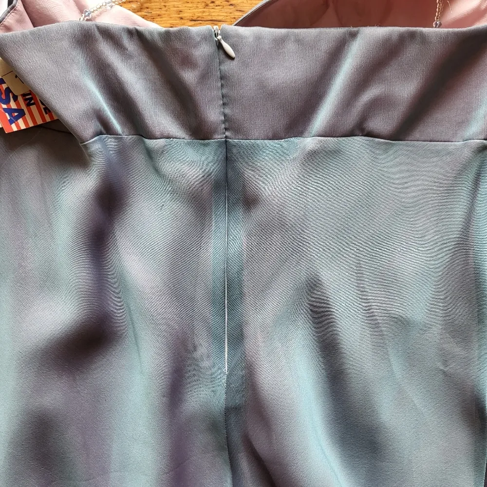 Hampton Nites Beaded Strap Maxi Dress Size 16 - Image 4