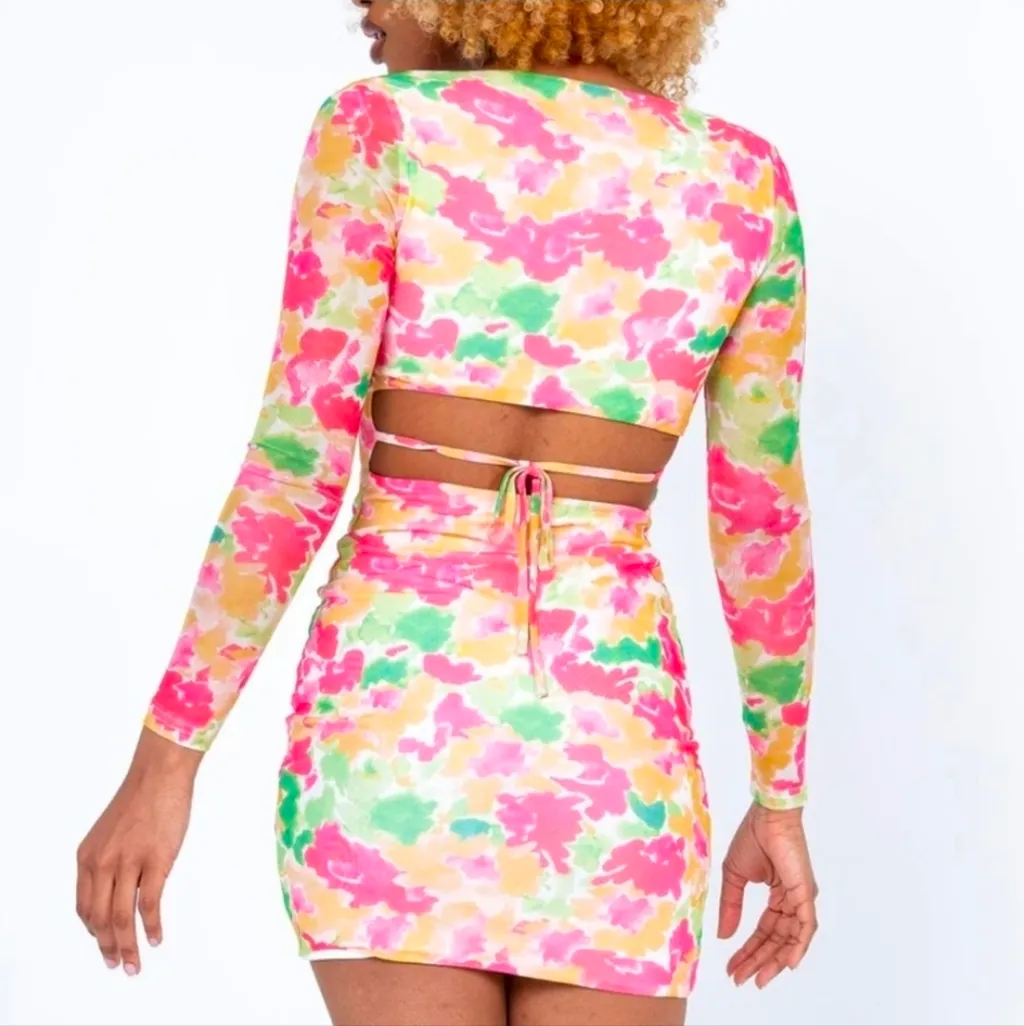 Princess Polly Nolan Floral Mini Dress Size 2 NWT - Image 5