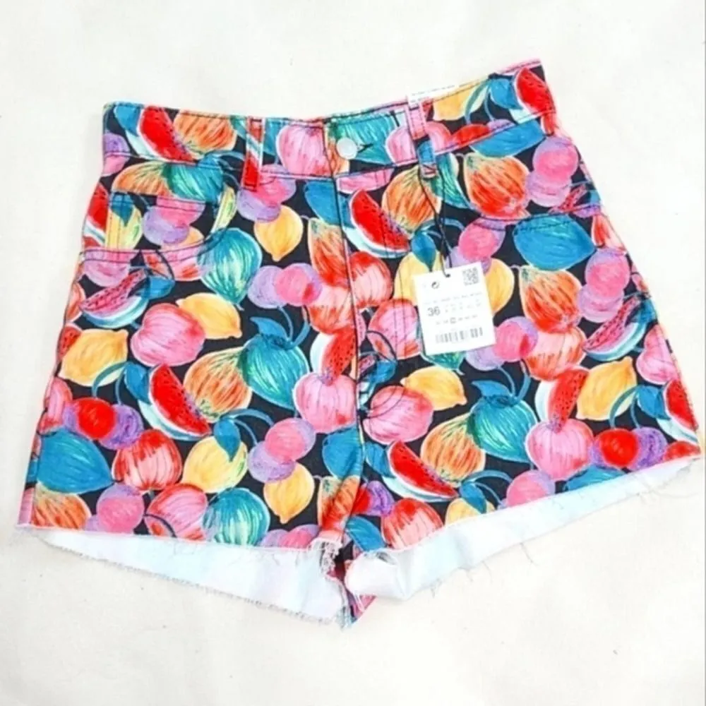 Zara‎ Trafaluc Collection High Rise Shorts 4 - Image 5