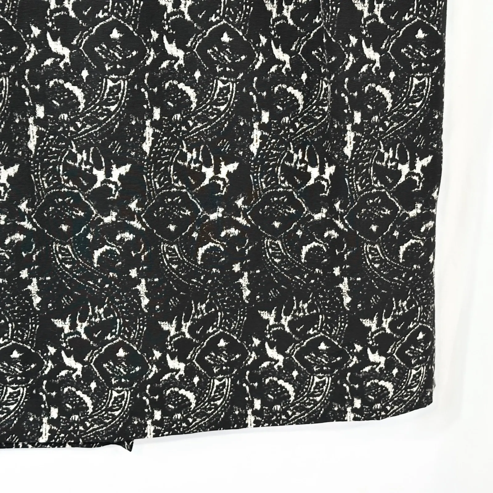 Talbots Plus size 20W Skirt Black White Print Textured Pencil Career Holiday 309 - Image 6