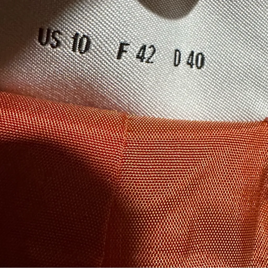 Akris Punto women's multi-striped silk full-zip jacket Size 10 - Image 5