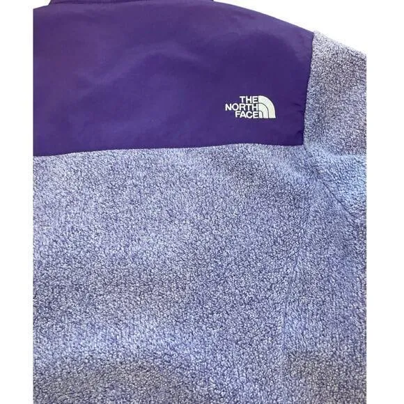 EUC The‎ North Face Denali Fleece Collared Full Zip Jacket Purple Women Small - Image 7