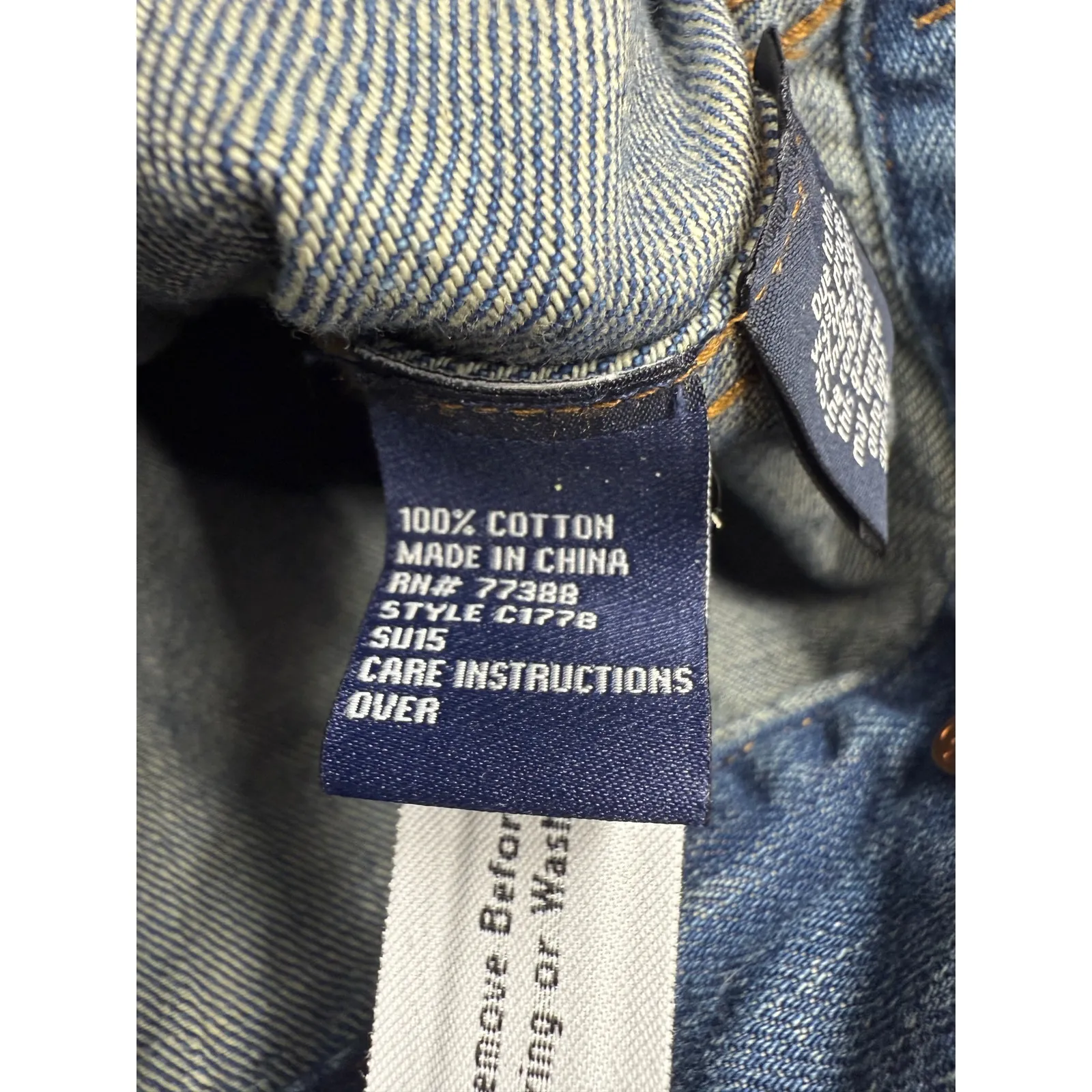 Madewell The‎ Jean Jacket Womens in Ellery Blue Wash Distressed Pockets Size S - Image 4