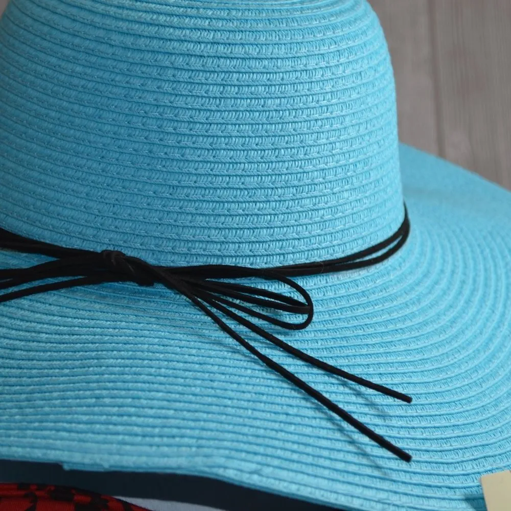 BEACH PLEASE Sunhat Blue NWT - Image 3