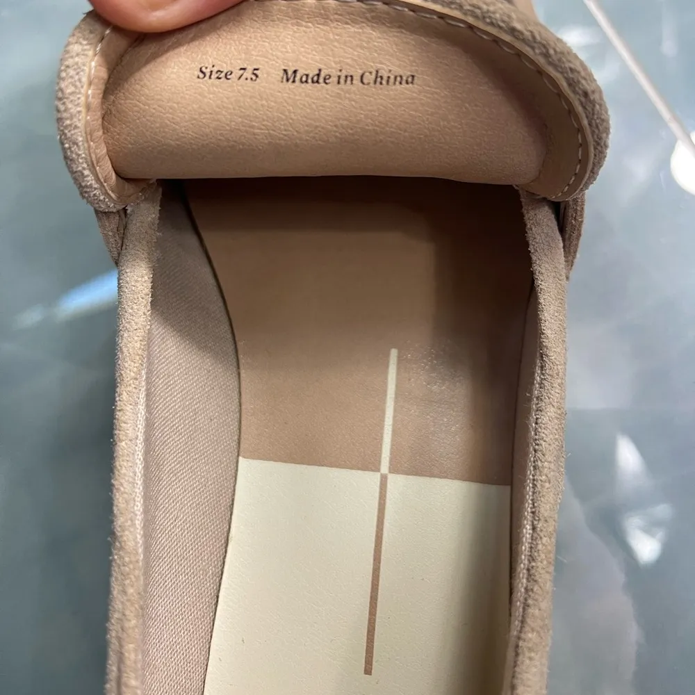 Dolce Vita Women’s Elias Suede Lug Loafer ~ Size 7.5 💛🍄 Tan - Image 6