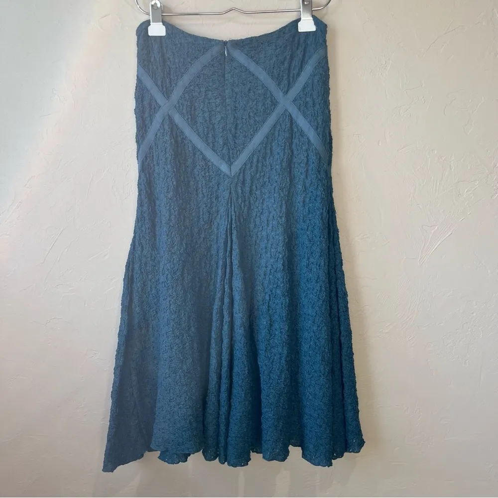 Blue skirt Ribbon Fairy Whimsigoth Midi‎ Romantic Renaissance cottage peasant 4 - Image 8