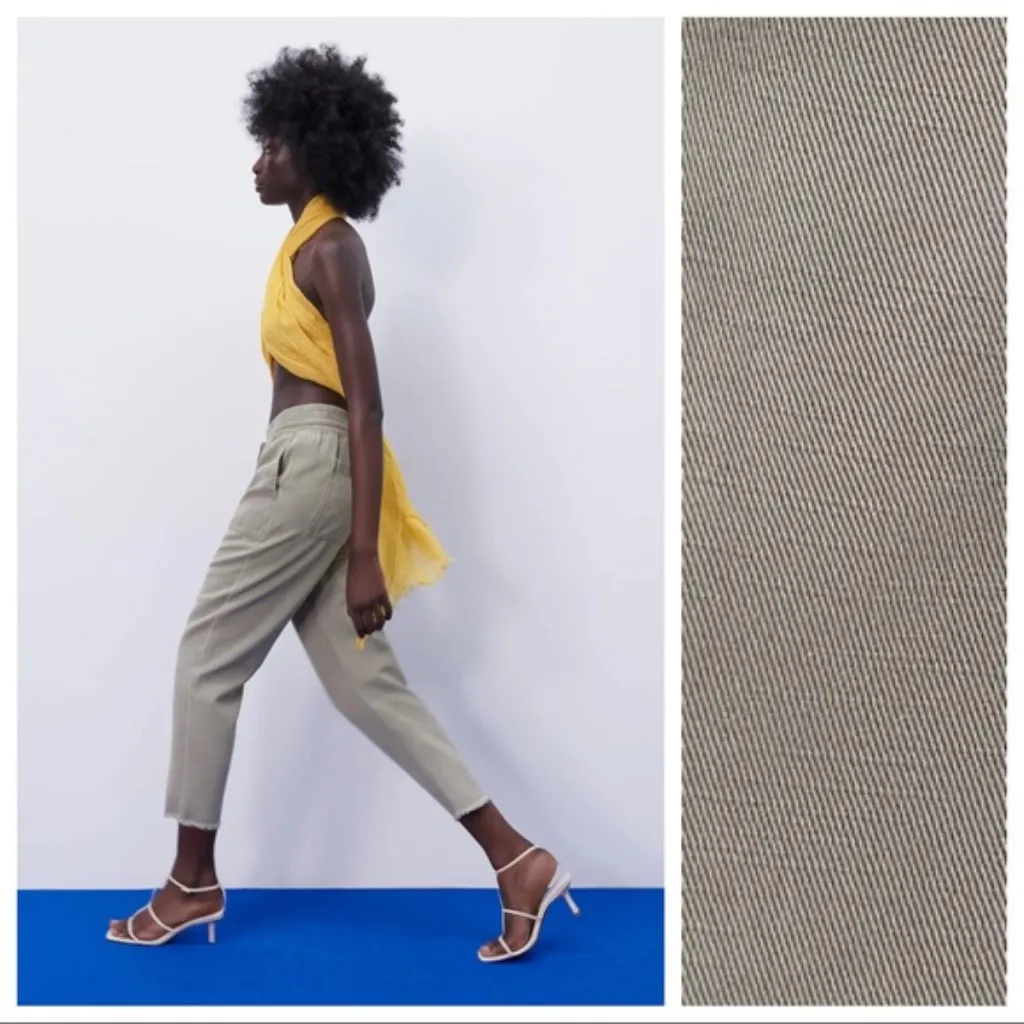 NWT ZARA PANTALON THE RAW HEM JOGGER PANT BLOGGERS FAV XXL - Image 6