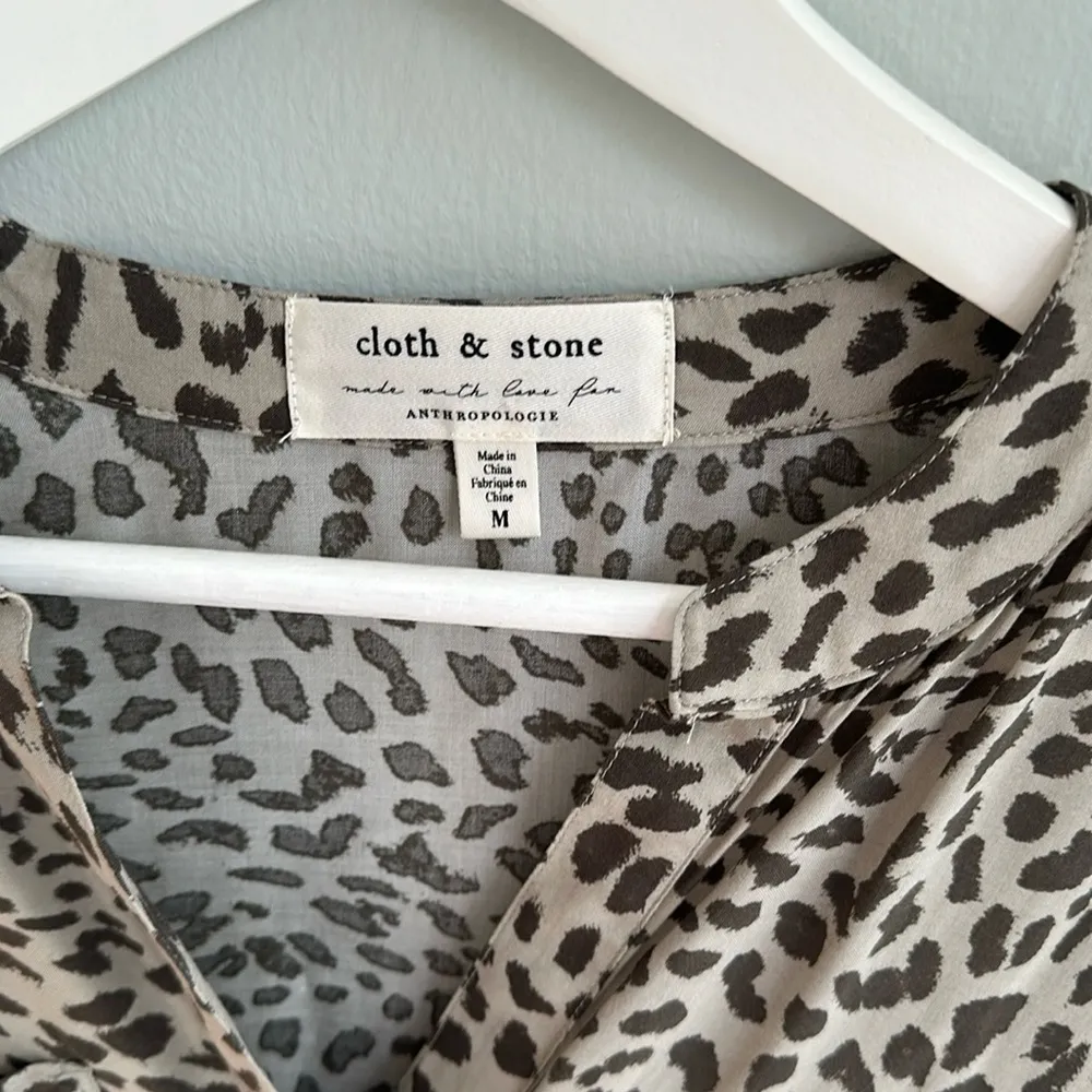 Cloth & Stone for Anthropologie Cheetah Mini Dress - Image 4