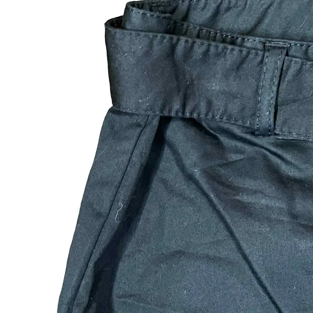 The Limited Crop Pants Size 4 Black Belted Stretch Cotton‎ Blend Womens 28X25 - Image 6