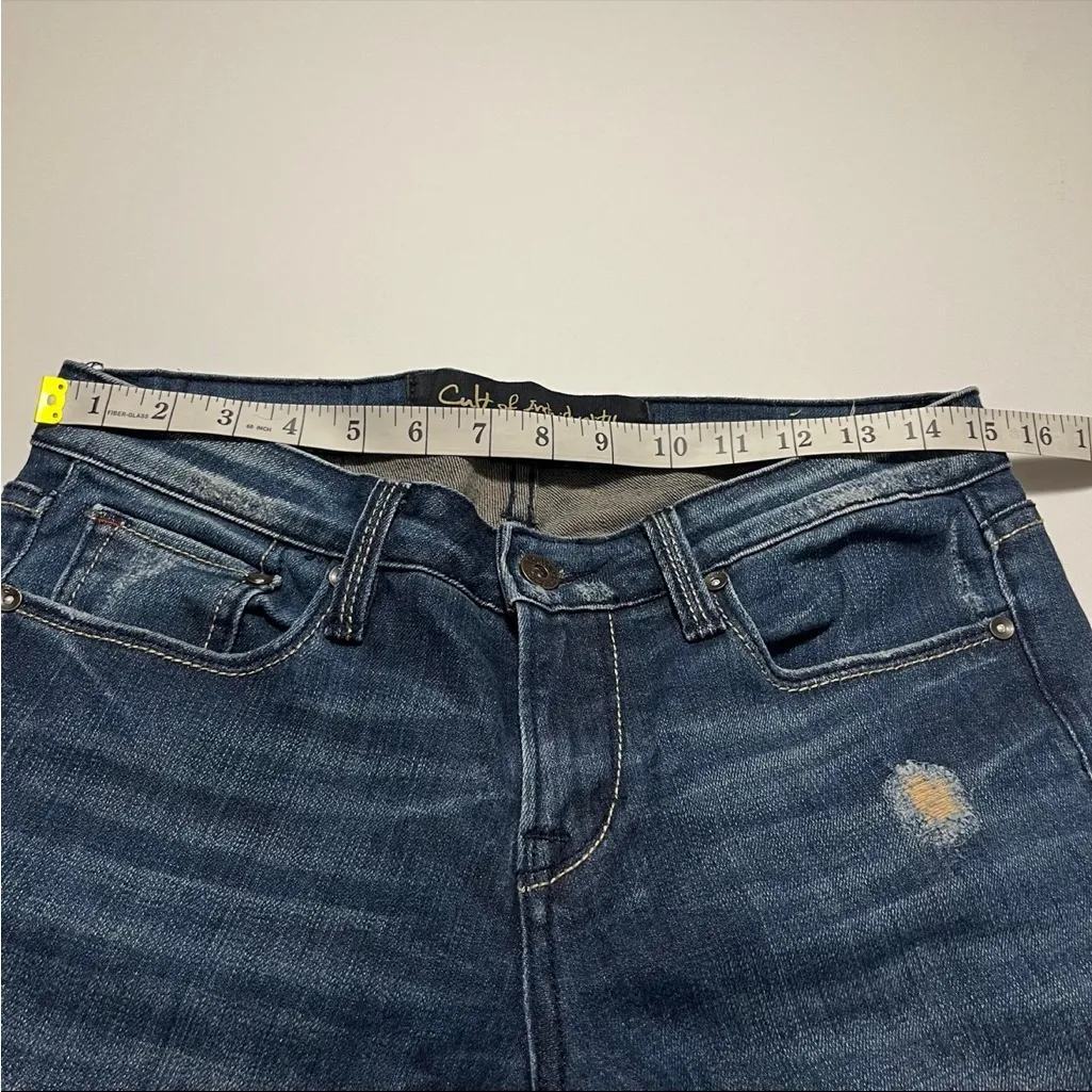 Cult of Individuality‎ Womens Size 29 x 30 Dark Wash Blue Denim Jeans *FLAWED - Image 3