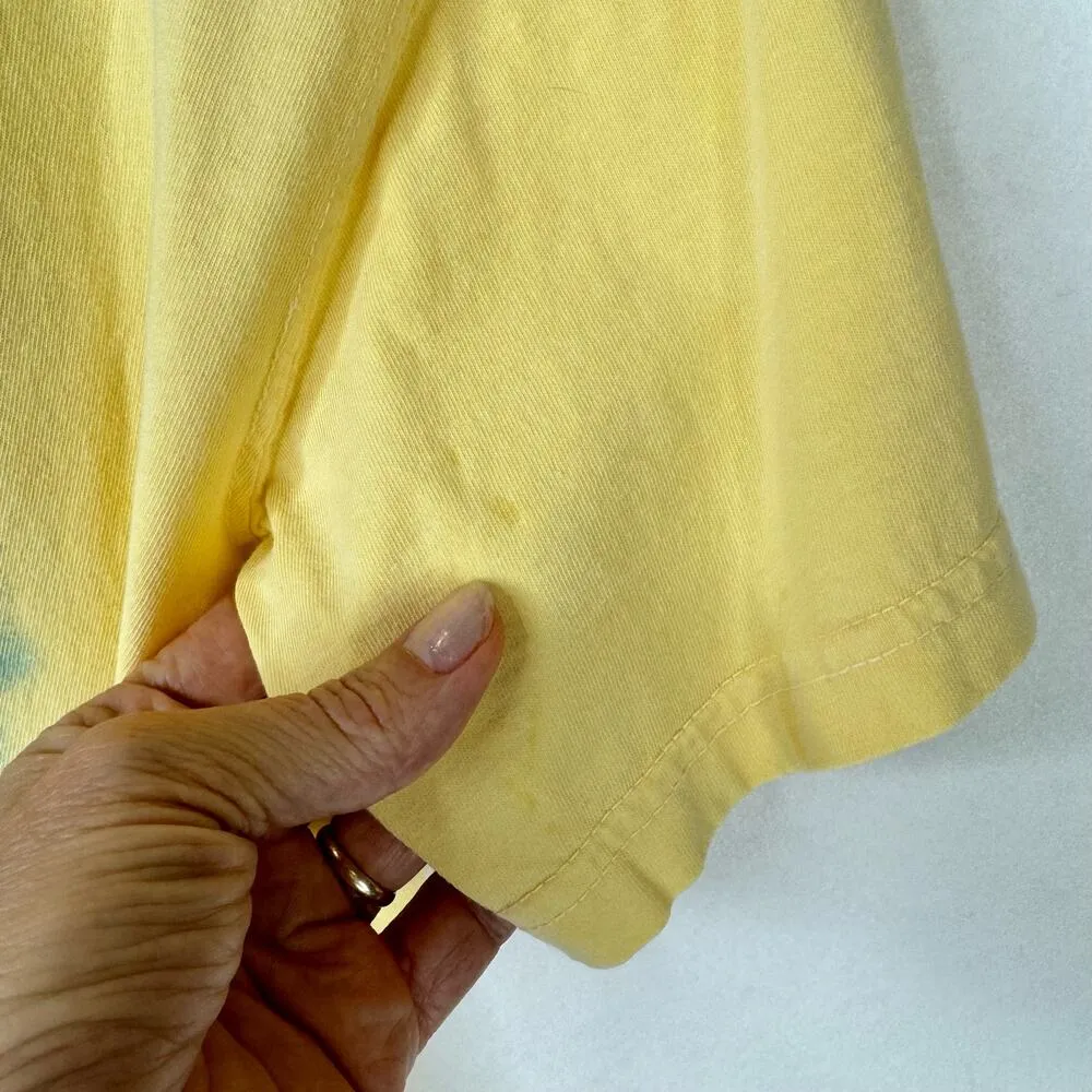 Kenny Chesney Trip Around the Sun Concert Tshirt 2018 Tour Yellow Size Small - Image 5