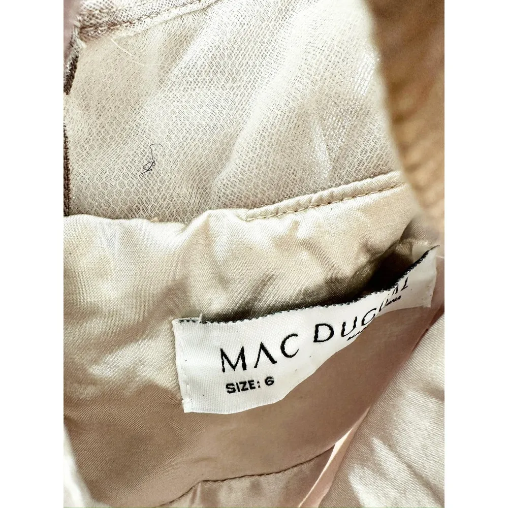 Mac Duggal 20376 Charcoal Ombre Glitter Halter Neck Ballgown Size 6 NEW - Image 6