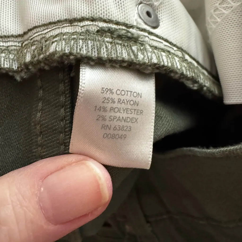 CJ Banks Plus Signature Slimming Ankle Jeans High Rise Green 16W - Image 4