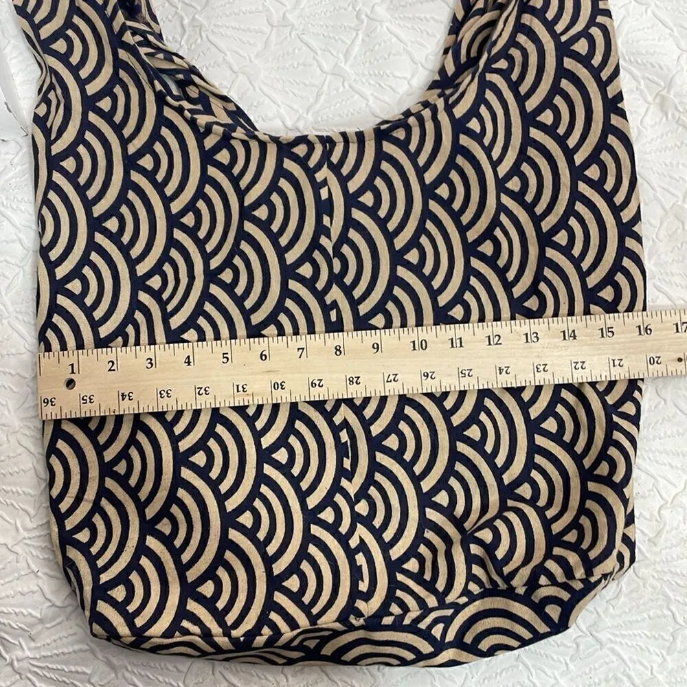 Boho Fabric Paisley Bag Large - Image 6