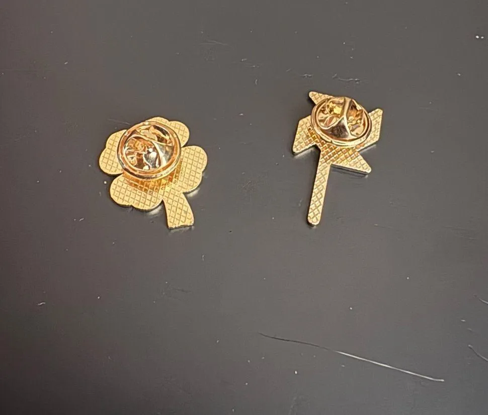 Enamel Pin: Sunflower Orange - Image 3