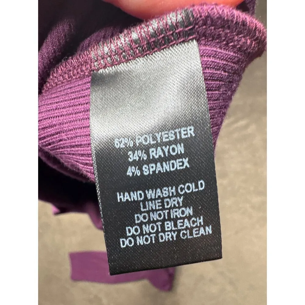 Lulus Plum Purple Turtleneck Sweater Dress – Women’s Size XS - Image 5