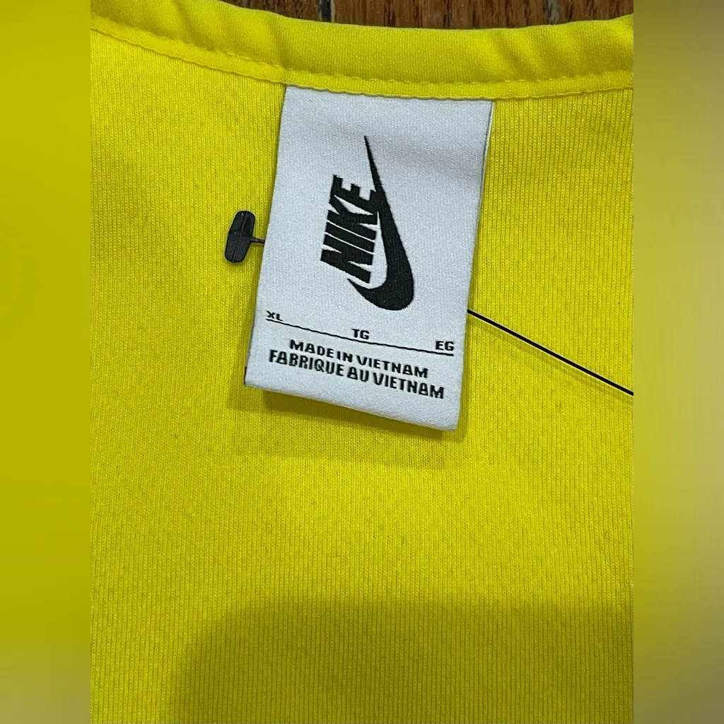 Nike Vibrant Yellow Activewear Top - Image 3