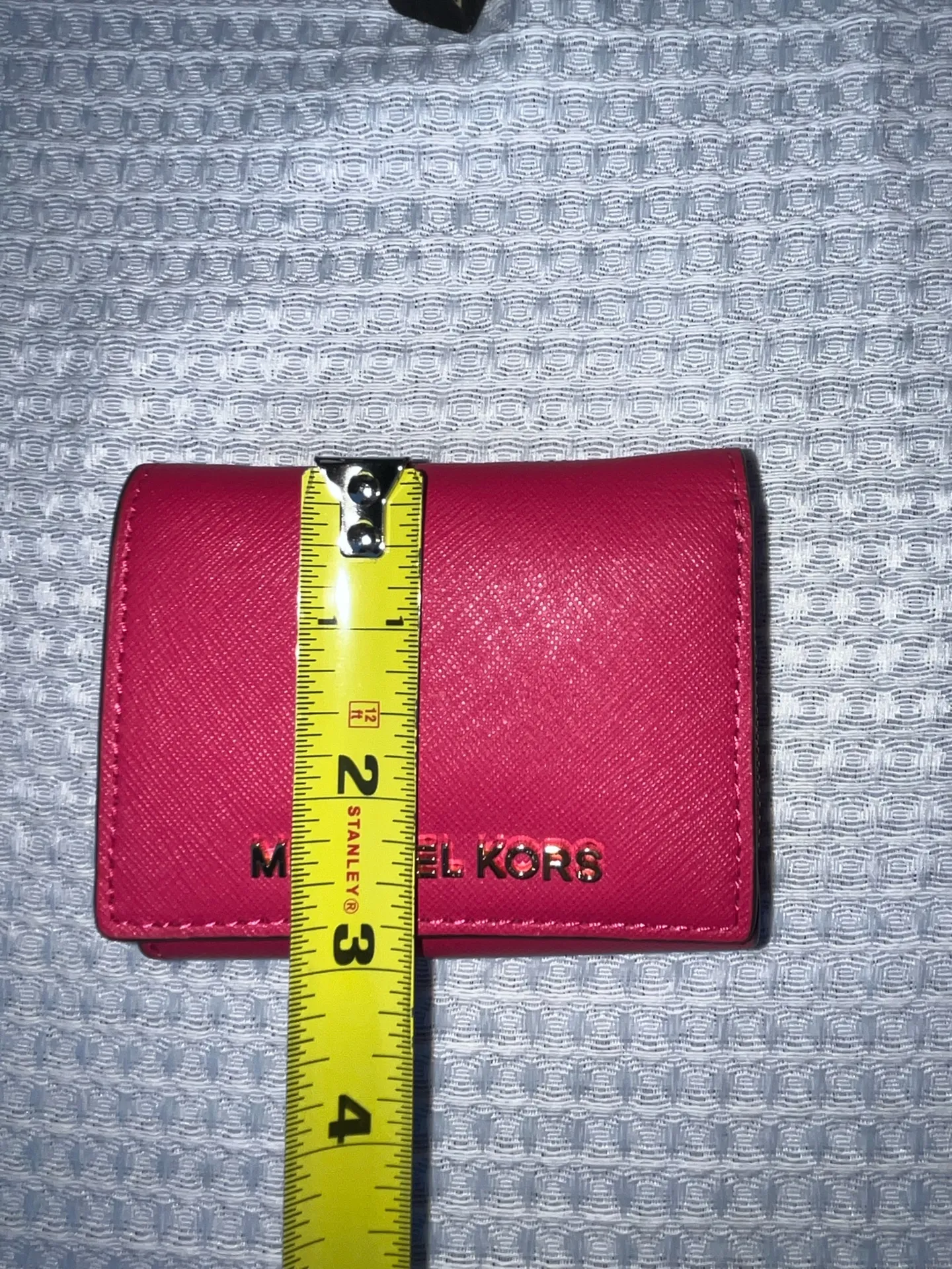 Michael Kors Leather Mini Wallet pink - Image 7