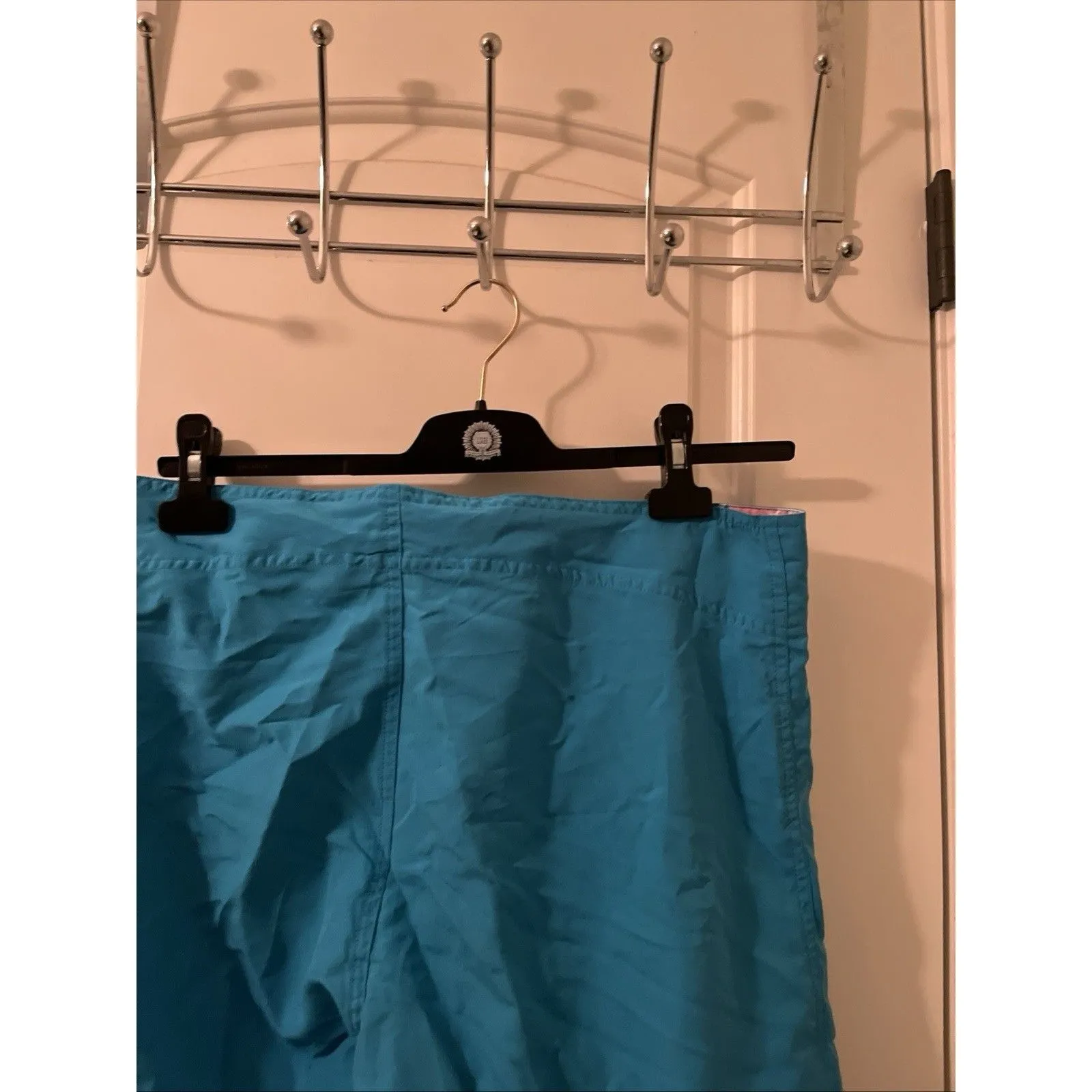 Nina Capri Women's Size 12 Turquoise Blue Board Shorts Drawstring - Image 13