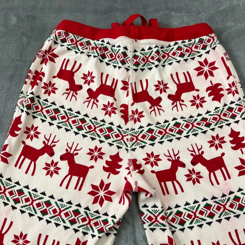 Hanna Andersson Christmas Print Pajama Bottoms Size X - Image 5