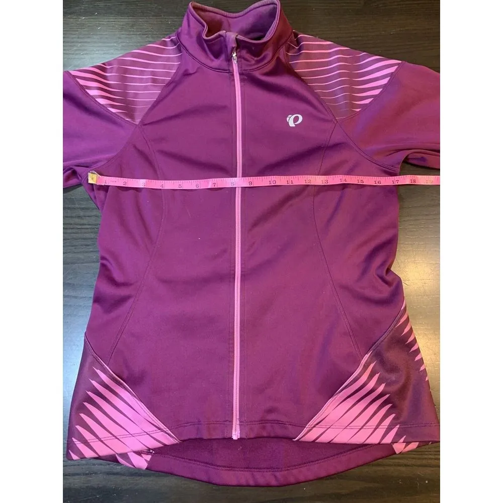 Pearl Izumi Elite Cycling Jacket Women Medium Pink‎ Cyclist Biker Biking READ - Image 10
