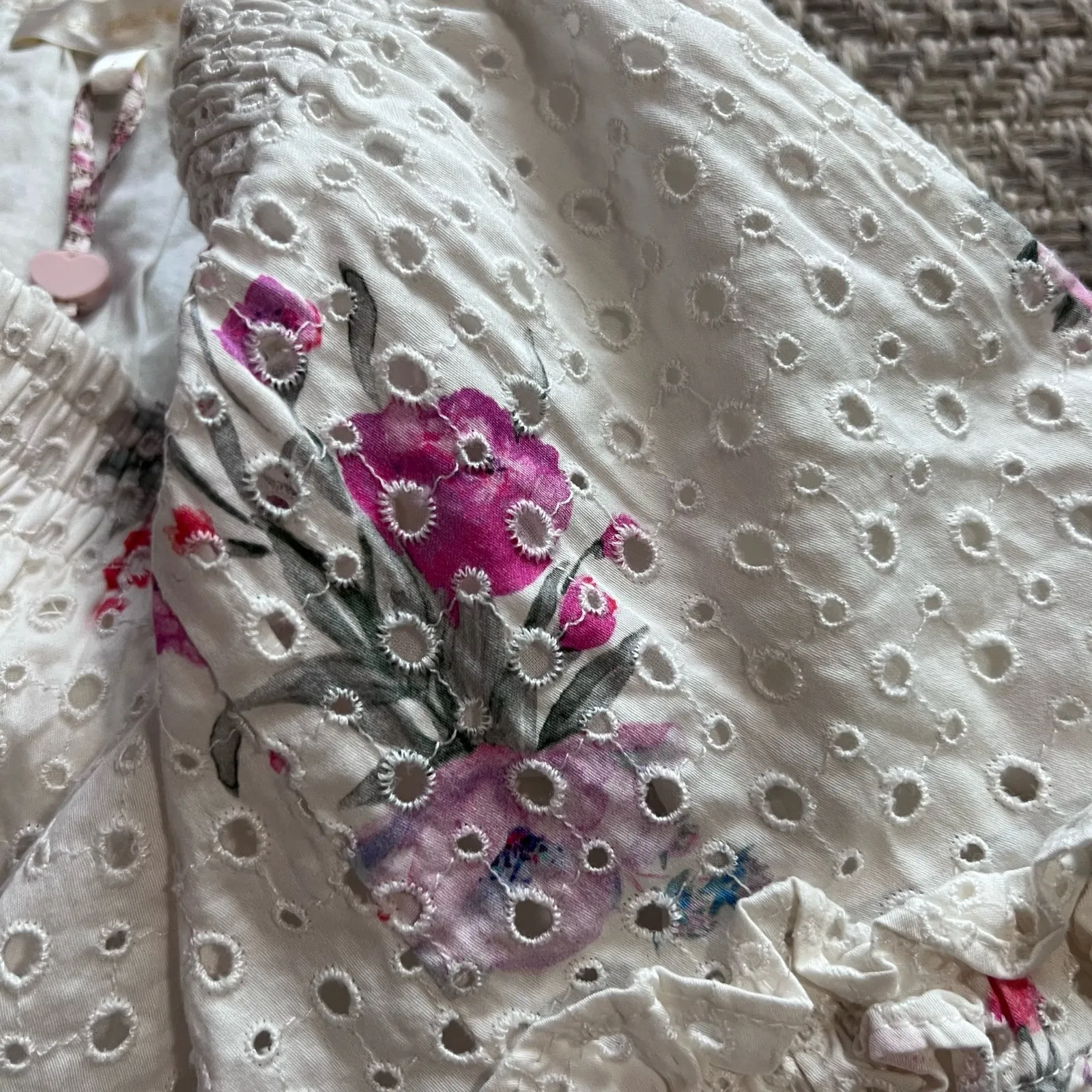 LoveShackFancy Zartti Skirt Sz P (XXS/00) - Image 4