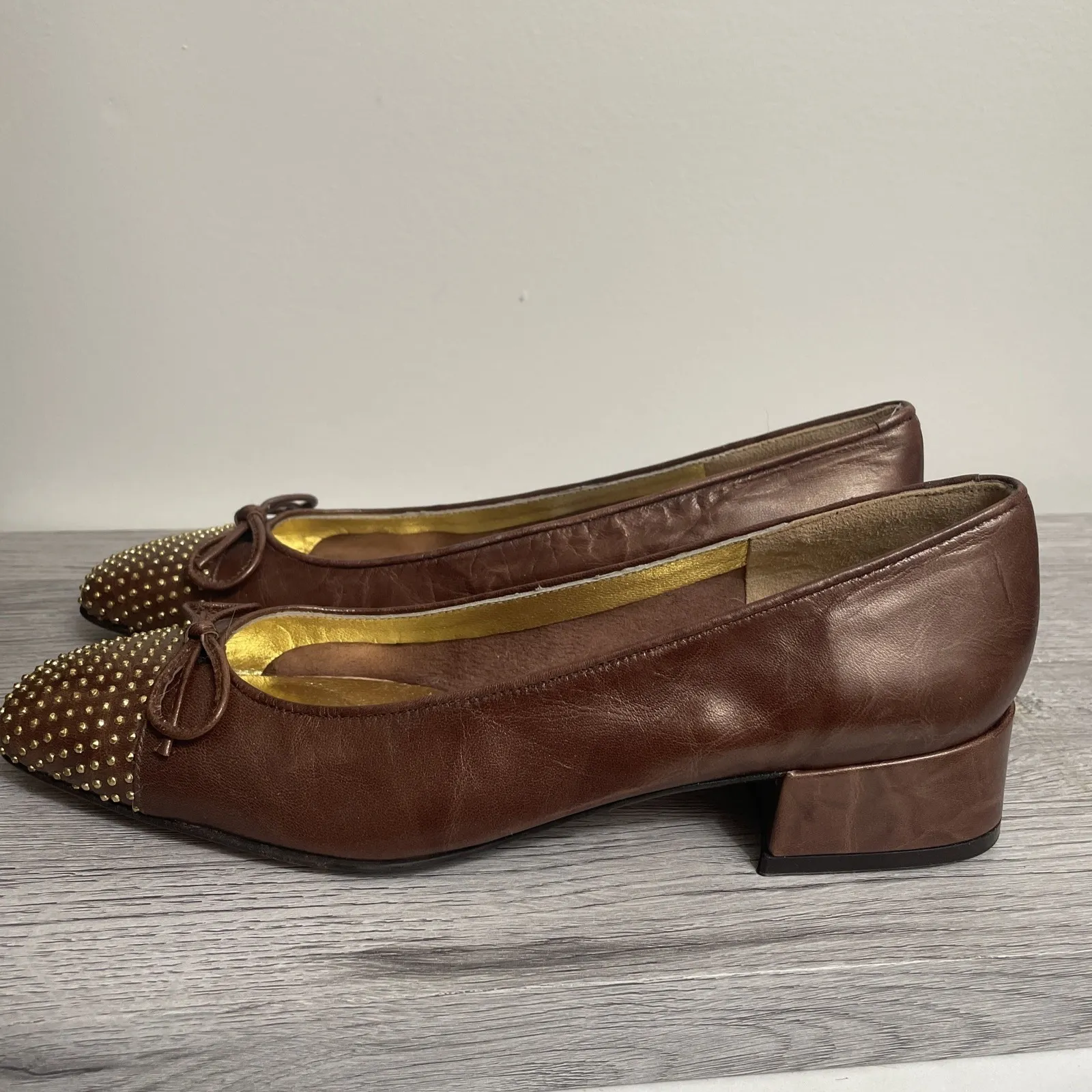 Timothy Hitsman Indulge made in Spain Leather 5 1/2 M Women's‎ NEW Brown Size 5.5 - Image 4