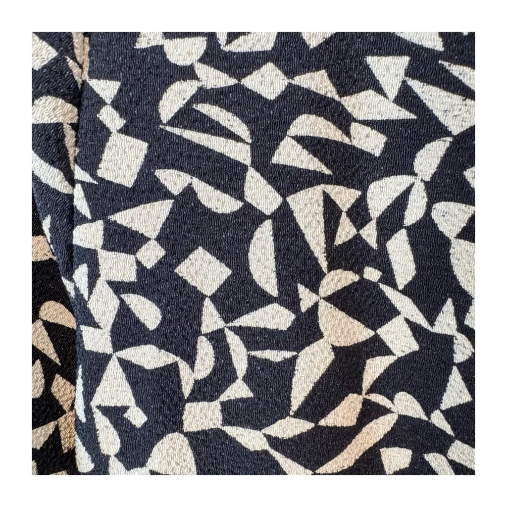 Lisa Says Gah Inez Long Sleeve Mini Dress in Black & White, Size M, EUC - Image 6