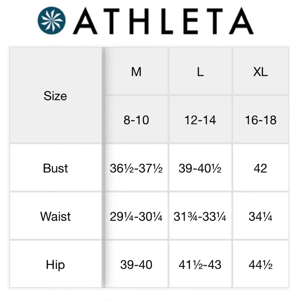 Athleta Keyhole One Piece Swimsuit Black Size MT Medium Tall UPF 50 Bathing Suit - Image 12