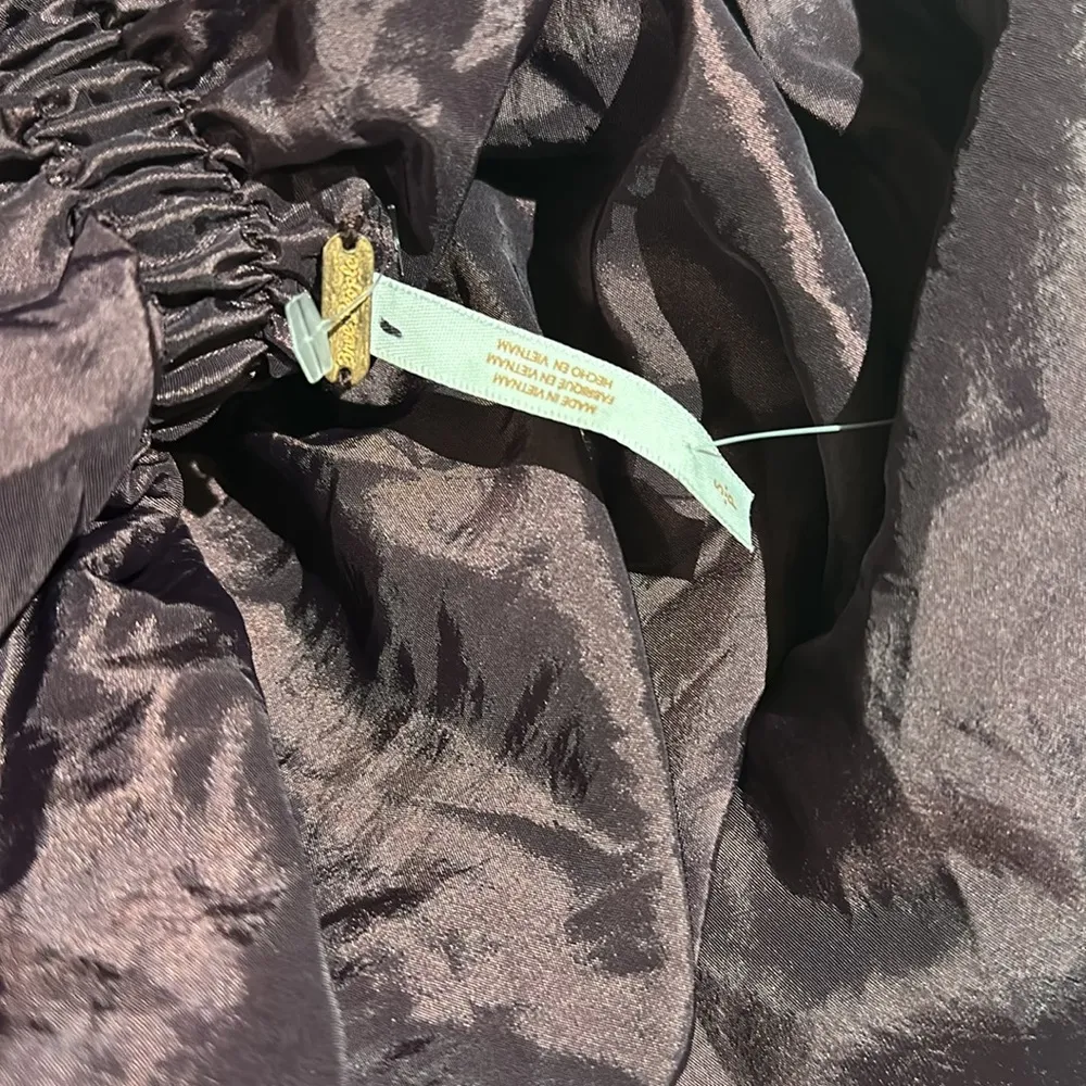 NWOT Free People Emma Maxi Dress Chocolate Merlot Size Small - Image 6