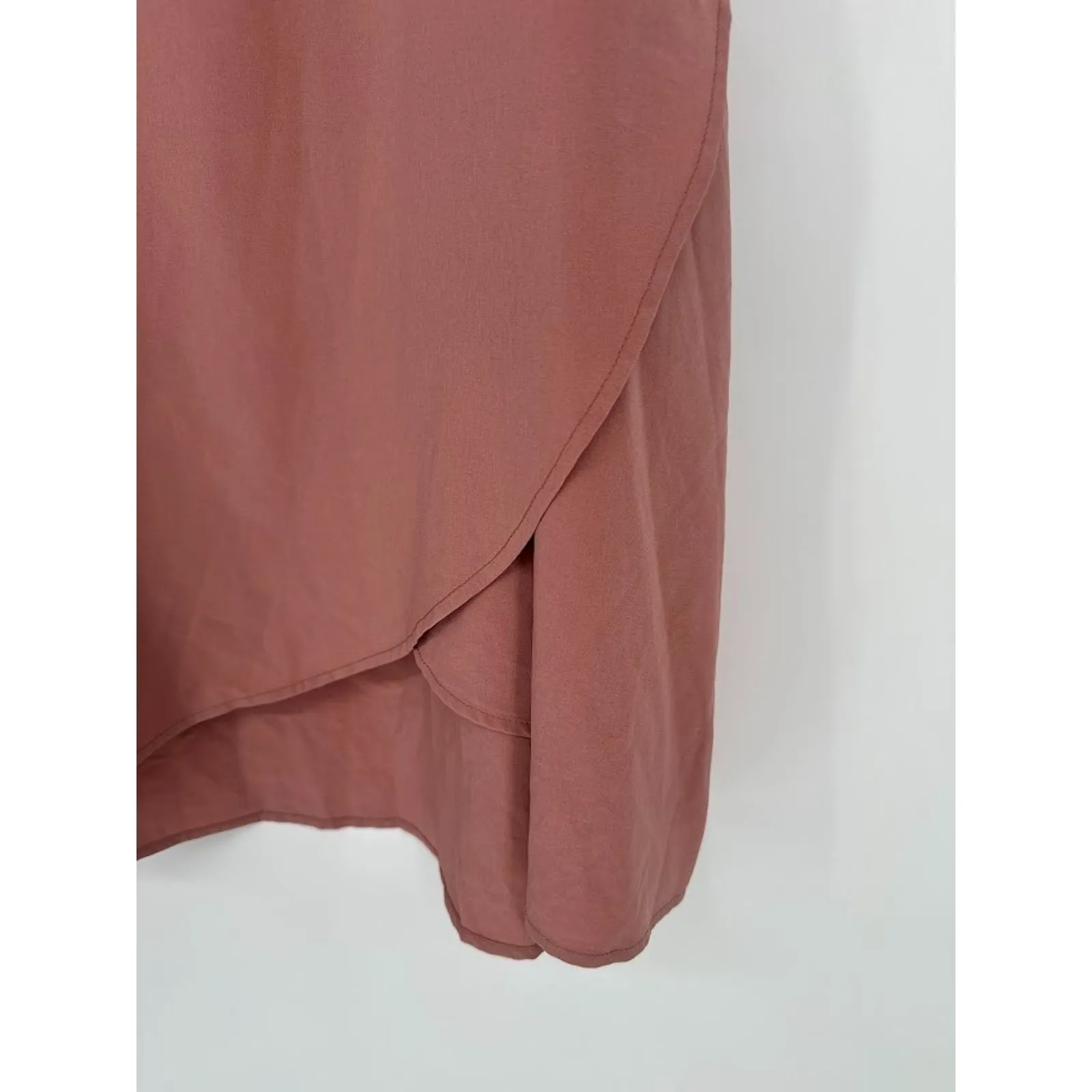 Athleta Women’s 1X Grace Wrap Skirt Palermo Pink Lightweight Side Tie Travel - Image 2