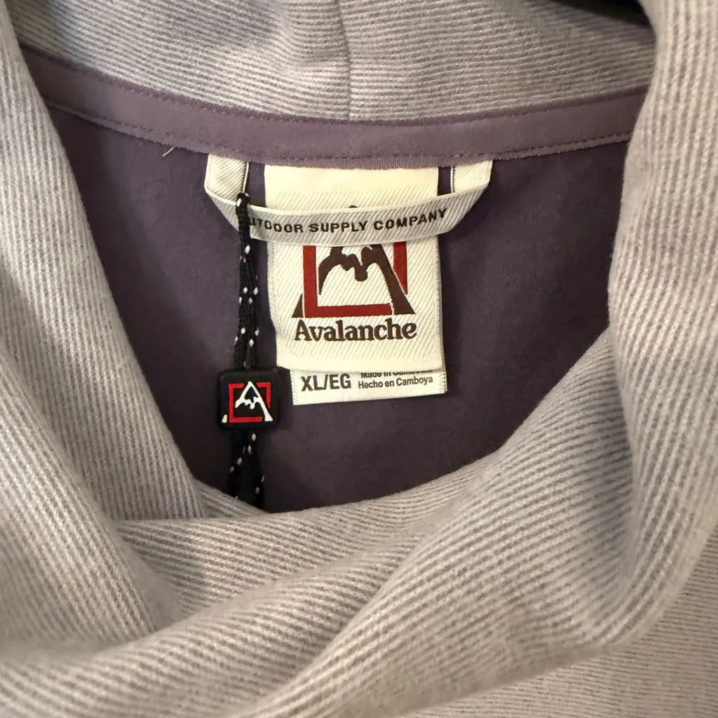 Avalanche Ladies' Cowl Neck Pullover, Light Purple, Size XL NEW Long Sleeve - Image 8