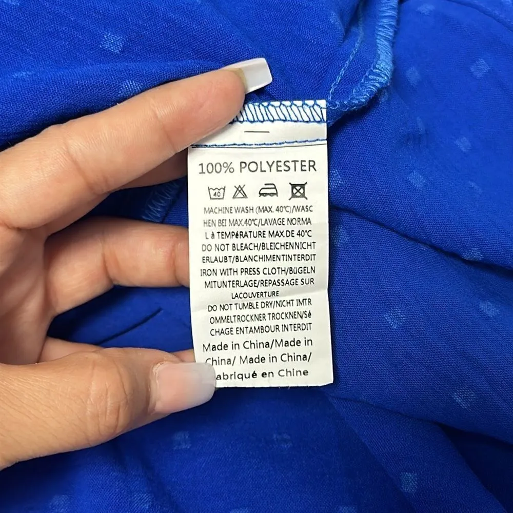 Ekouaer Womens Swimsuit Cover Up Swiss Dots Chiffon Bikini Beachwear FlowySz XXL - Image 13