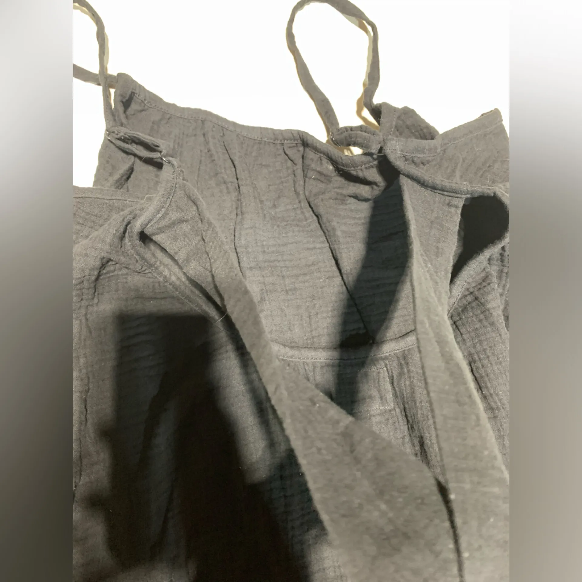 Sol Angeles Black gauzy cotton dress xl/XXL - Image 8