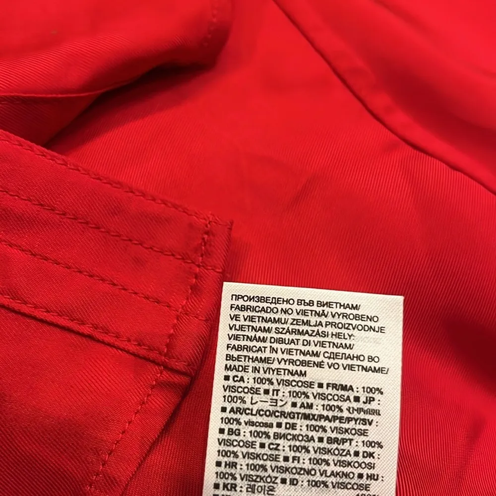 NWT Banana Republic satin button front gathered bishop sleeve top blouse XL - Image 4