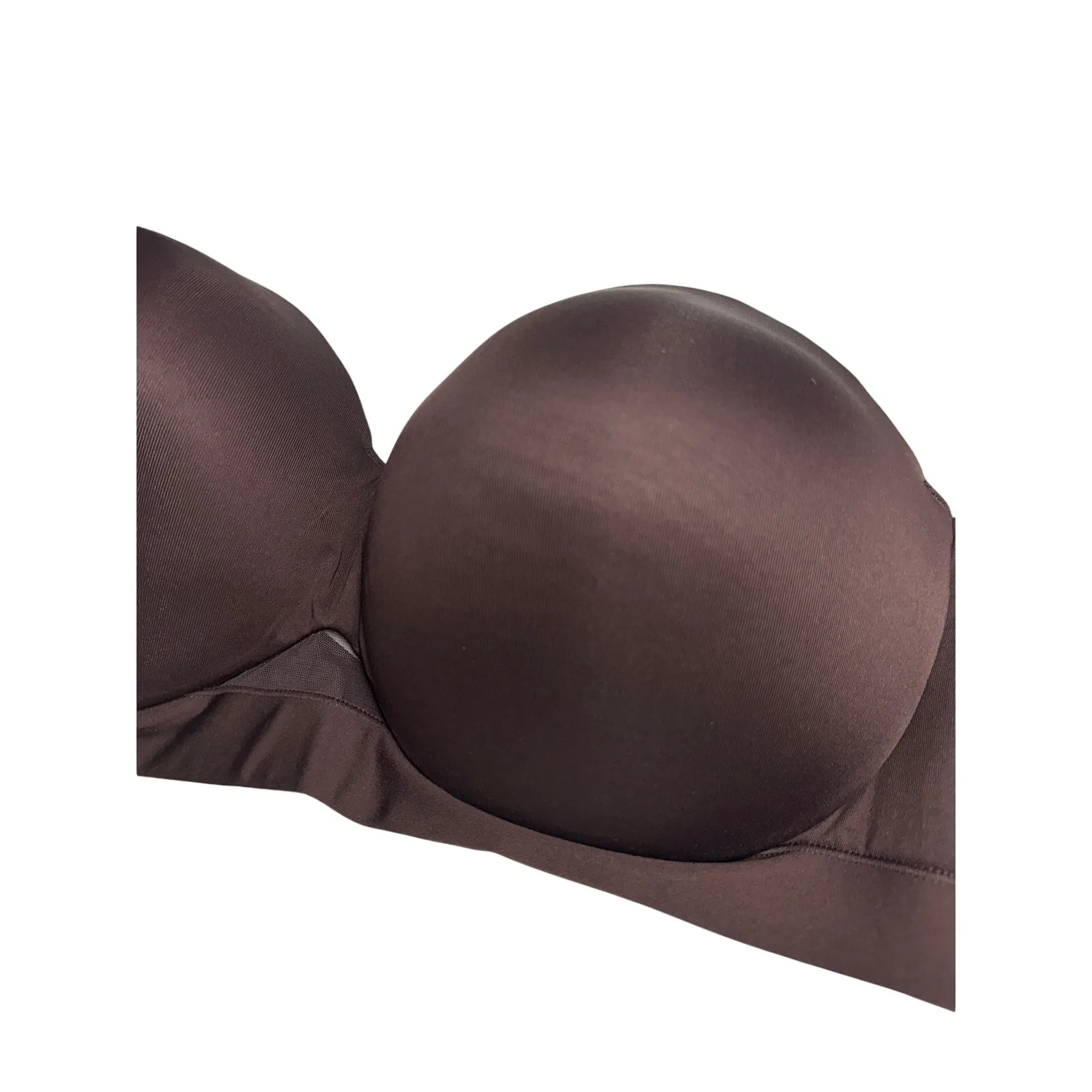 Cacique Comfort Bliss Strapless Bra Women Size 42DD Purple Plum Underwire - Image 3